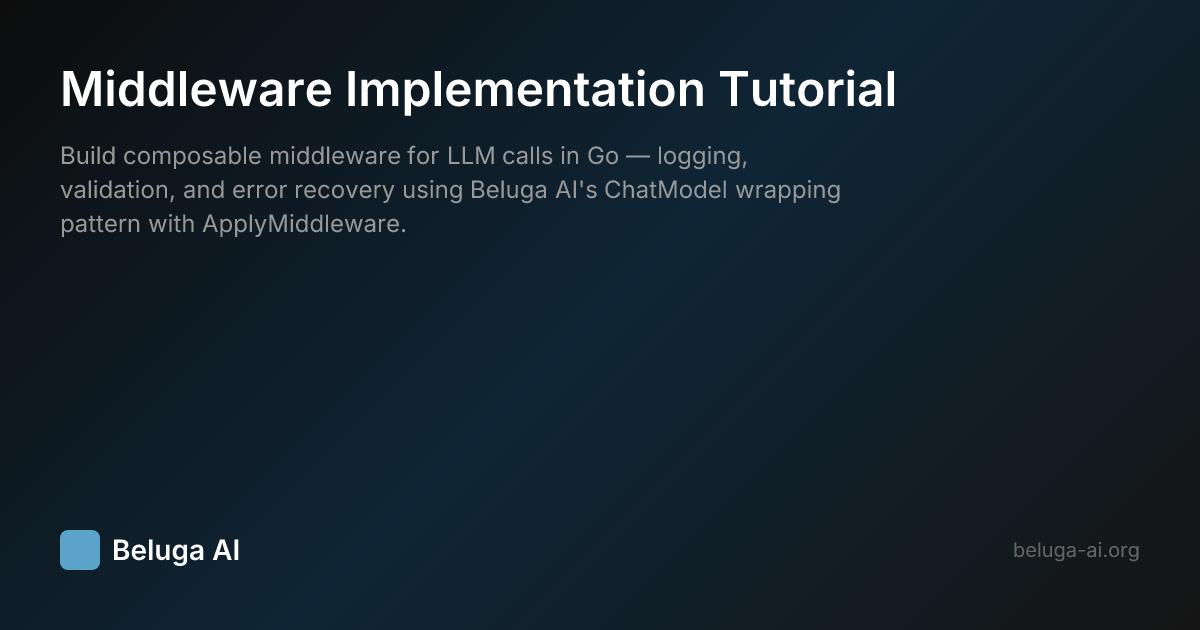 Middleware Implementation Tutorial | Beluga AI