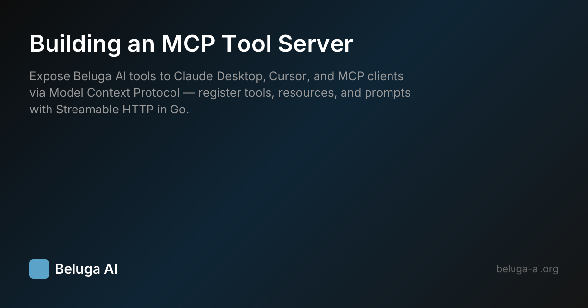 Building an MCP Tool Server | Beluga AI