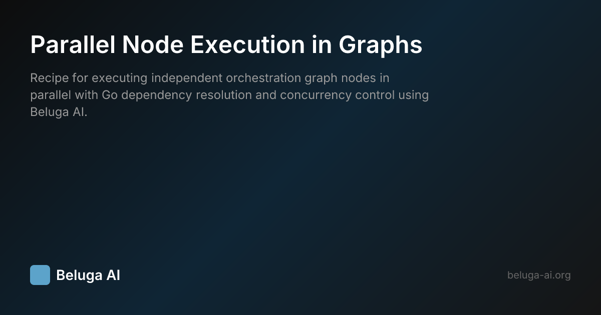 Parallel Node Execution in Graphs | Beluga AI