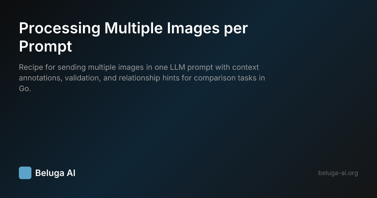 Processing Multiple Images per Prompt | Beluga AI